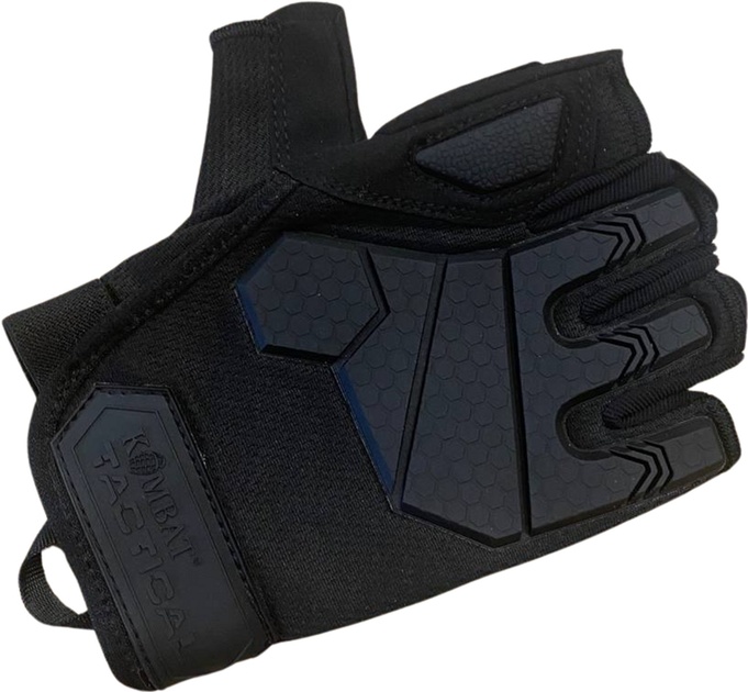 Рукавички тактичні Kombat UK Alpha Fingerless Tactical Gloves L Black (kb-aftg-blk-l)