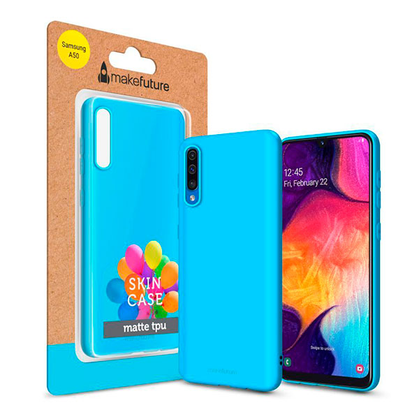 

Накладка для Samsung Galaxy A505 A50 силікон MakeFuture Skin Case Light Blue, Skin Case Black Samsung Galaxy A505 A50 (MCSK-SA505BK)