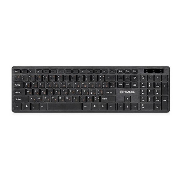 

Клавіатура USB класична REAL-EL 7080 Comfort (EL123100007, 7080 Comfort