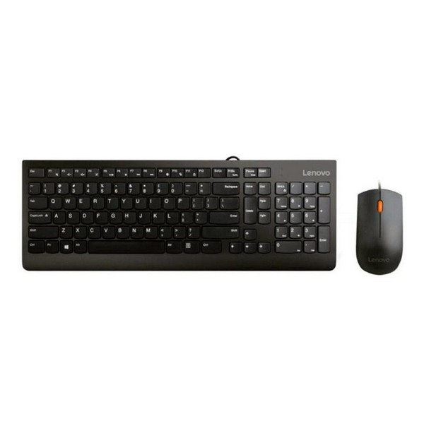 

Клавіатура USB класична + мишка Lenovo 300 USB Combo Russian/Cyrillic 441 (GX30M39635, 300 USB Combo Russian/Cyrillic 441