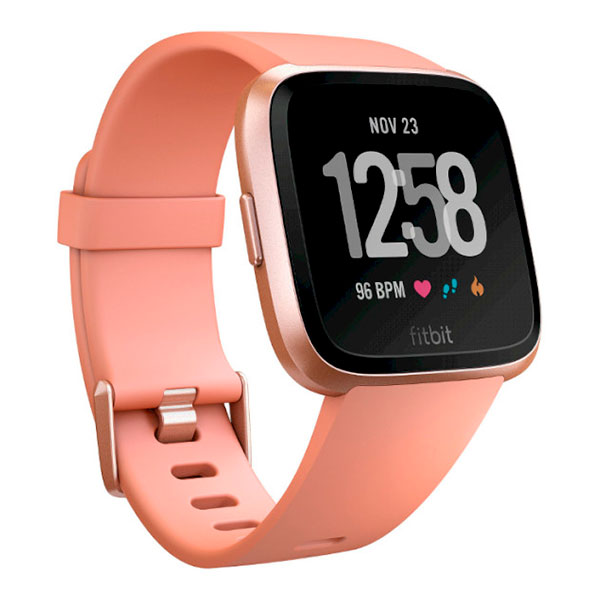 

Смарт-годинник Fitbit Versa Peach Rose Gold Aluminium, Versa Black