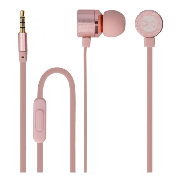 

Навушники вакуумні провідні з мікрофоном Forever earphones MSE-200 Rose Gold, MSE-200
