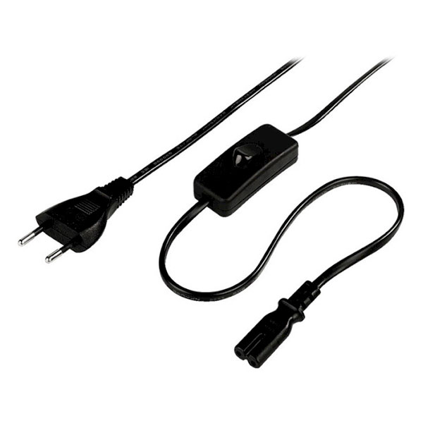 

Кабель мережевий 220v HAMA Mains Lead Black 2м, Mains Lead Black 2м