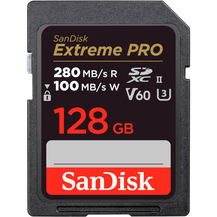 Карта памяті SanDisk 128GB SD class 10 Extreme PRO Black (SDSDXEP-128G-GN4IN)