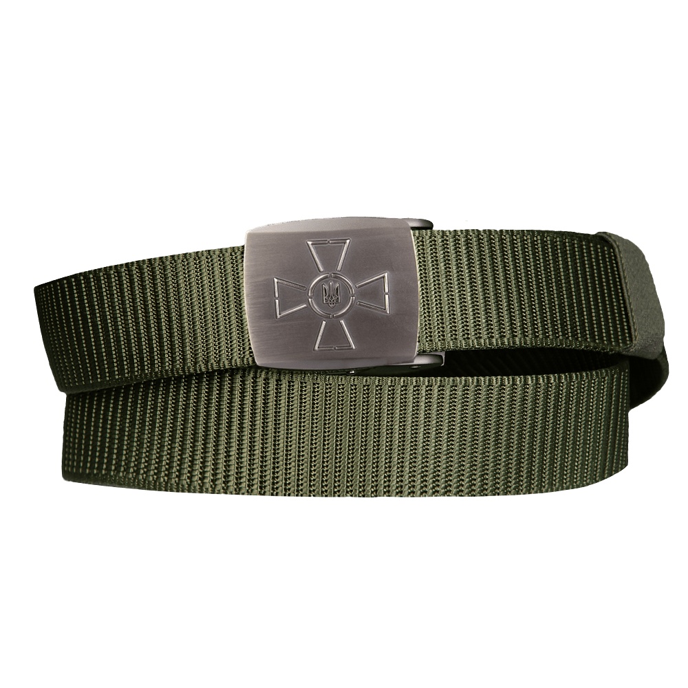 Тактичний ремінь Camotec Poloz Хрест/Герб Olive (7240)