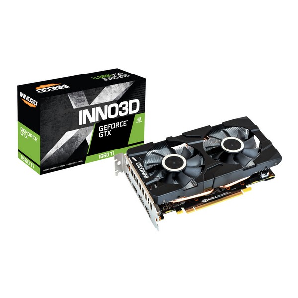 

Відеокарта Inno3D GeForce GTX 1660 Ti 6 GB Twin X2 (N166T2-06D6-1710VA15, GeForce GTX 1660 Ti 6 GB Twin X2 (N166T2-06D6-1710VA15)