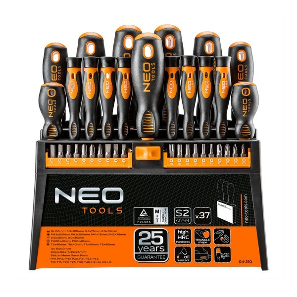 Набір викруток Neo Tools 04-210 37 шт