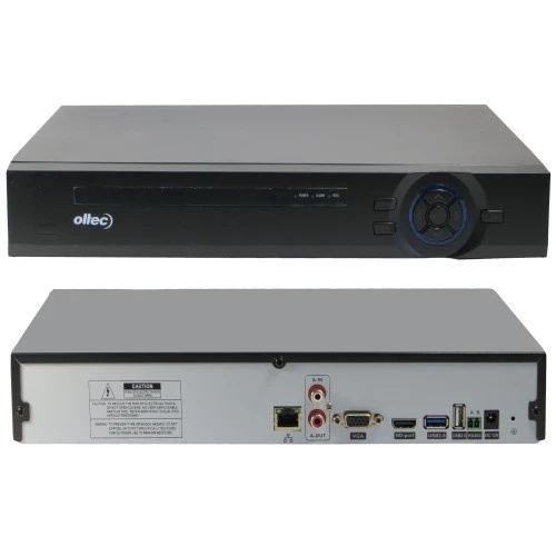 Реєстратор відеонагляду Oltec NVR-6525UHD-36CH Black (36 канальний)