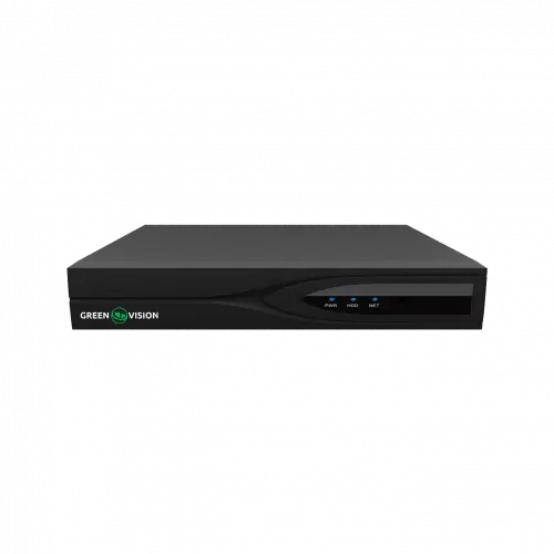 Реєстратор відеонагляду GreenVision NVR GV-N-S013/16 8MP Black (16 канальний) GreenVision - купити в Україні