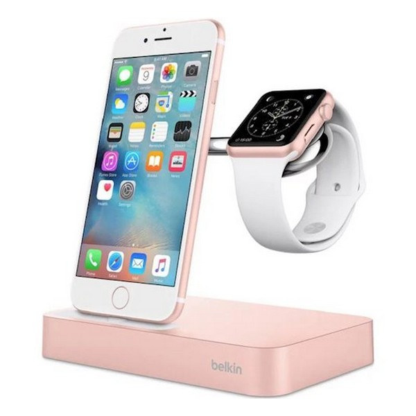 

Док-станція Belkin Charge Dock iWatch + Iphone Rose Gold, F8J183vfC00