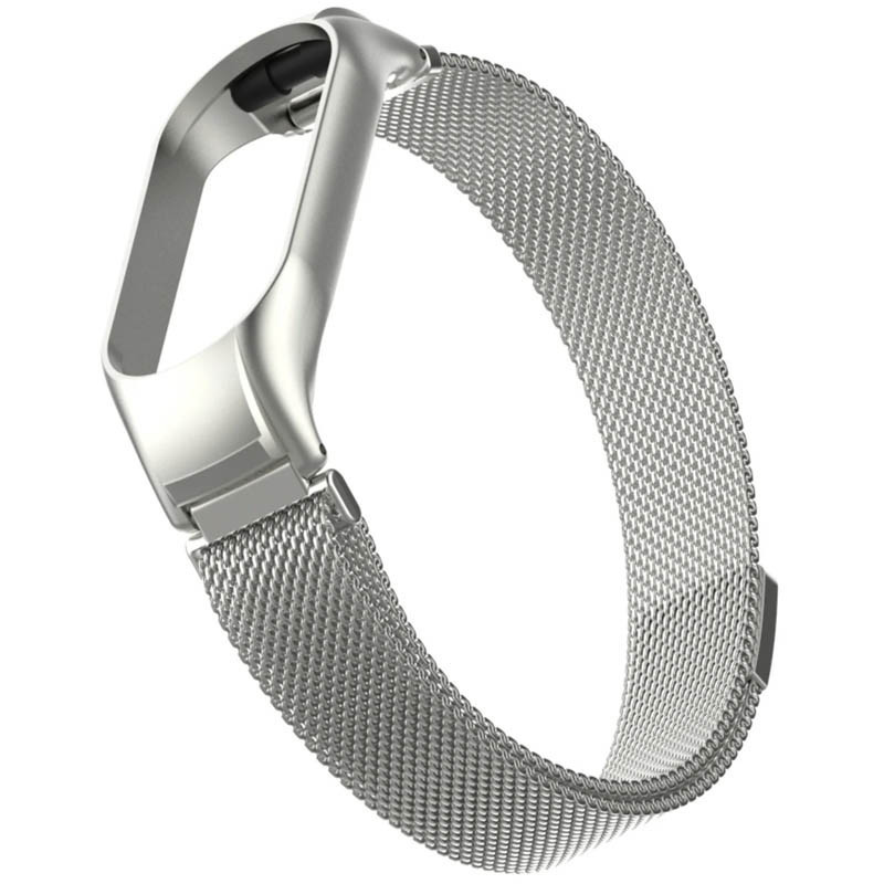 Ремінець для фітнес-браслету EpiK Milanese Loop Design для Xiaomi Mi Band 9 Silver (00000077057_6)