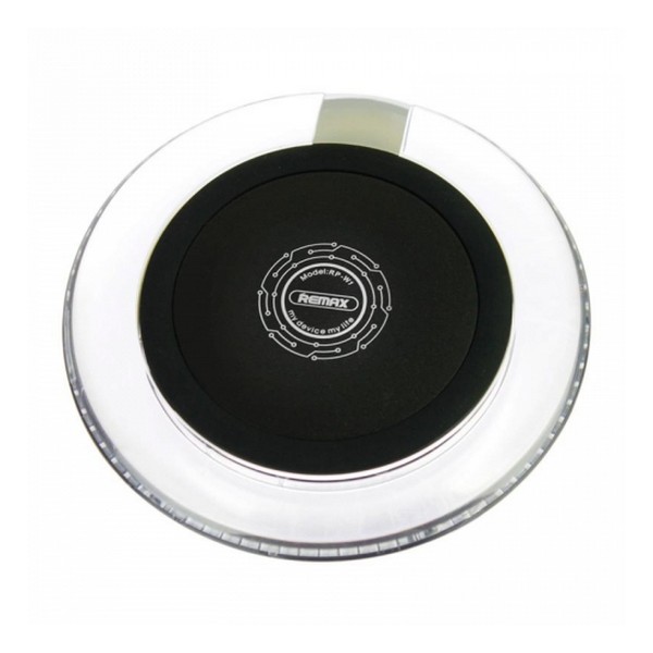 

Безпровідний зарядний пристрій Remax RP-W1 Transparent/Black, RP-W1