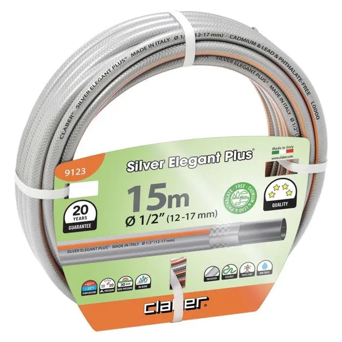 Шланг поливальний 1/2 15 м Silver Elegant Plus