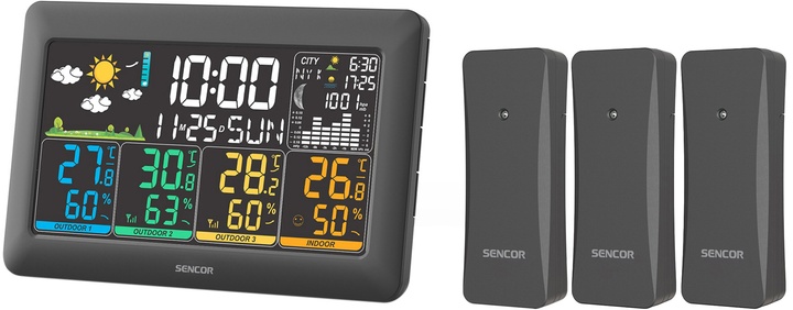 Метеостанція Sencor SWS6300 Black Sencor - купити в Україні