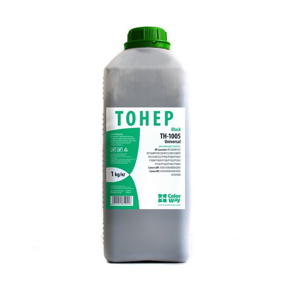

Тонер TH-1005-1B 1кг ColorWay Black, TH-1005-1B