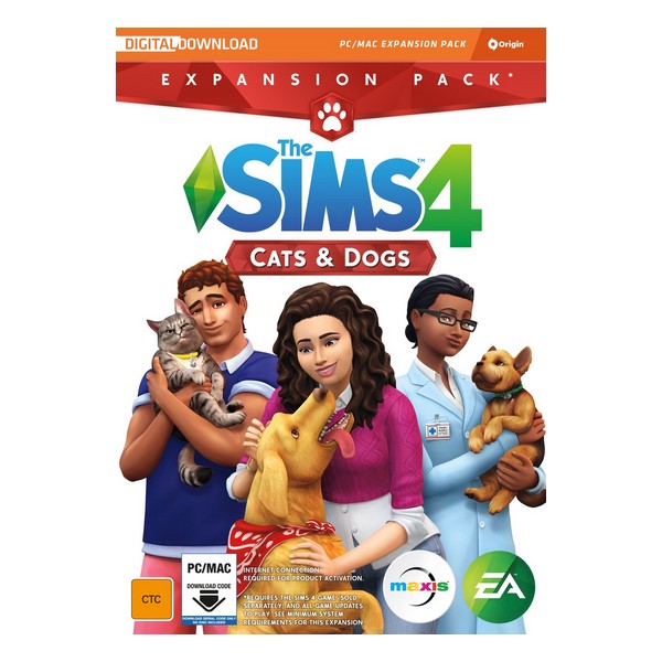 

Гра для ПК The Sims 4: Кiшки та собаки. Доповнення (електронний ключ, The Sims 4: Кiшки та собаки. Доповнення PC