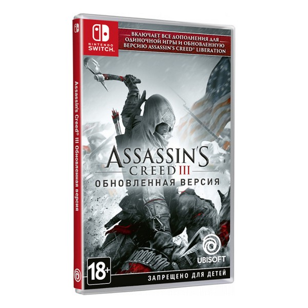 

Гра Nintendo Switch Assassins Creed III + Liberation Remastered (російська версія, Assassins Creed III + Liberation Remastered Nintendo Switch