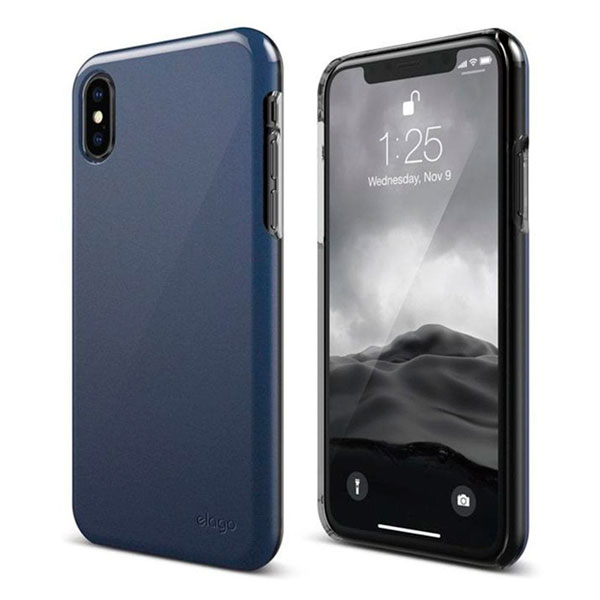 

Накладка для iPhone X/iPhone XS Elago Slim Fit 2 Case Jean Indigo, iPhone X Slim Fit 2 Case Crystal Clear (ES8SM2-CC)