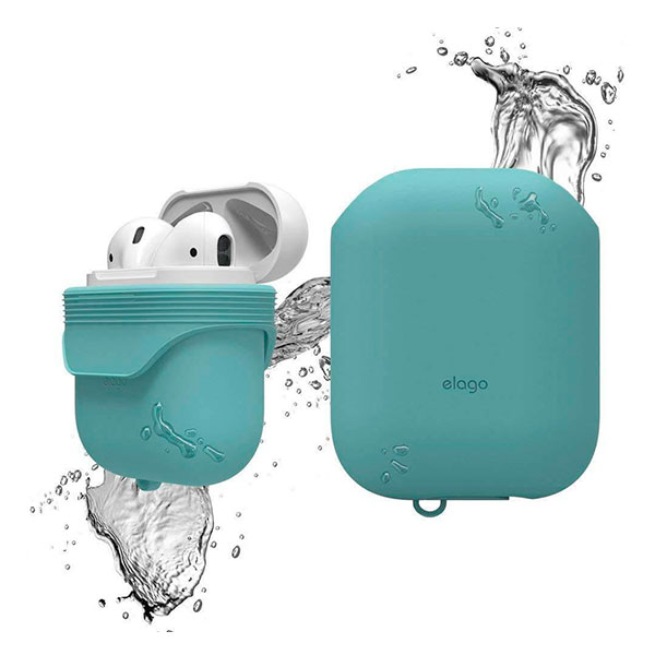 

Чохол для Apple AirPods (air pods) Elago Waterproof Case Coral Blue, Waterproof Case Coral Blue for Airpods (EAPWF-BA-CBL)