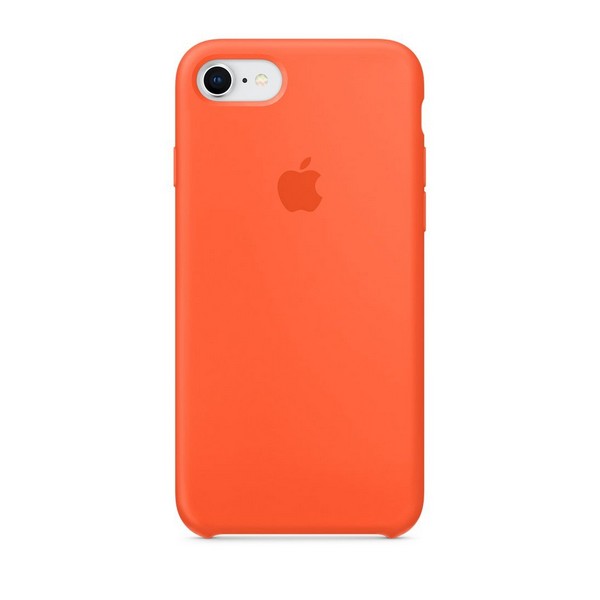 

Накладка для iPhone 7/iPhone 8 Silicone Case Spicy Orange, iPhone 7 силікон Оригінал (hi-copy)