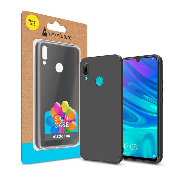 

Накладка для Skin Case Huawei P Smart 2019/Honor 10 Lite MakeFuture Black, Skin Case Huawei P Smart 2019 Black (MCK-HUPS19BK)