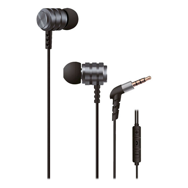 

Навушники вакуумні провідні з мікрофоном 2E X1 Extra Bass Grey, 2E-IEX1BK