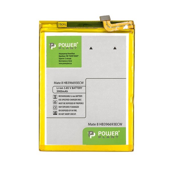 

Акумулятор PowerPlant Huawei Mate 8 (HB396693ECW) 3900mAh, Huawei Mate 8 (HB396693ECW) 3900mAh