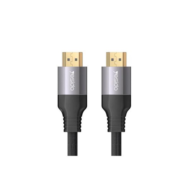 Відео-кабель Yesido HM08 HDMI (тато)  -  HDMI (тато) 2m Black