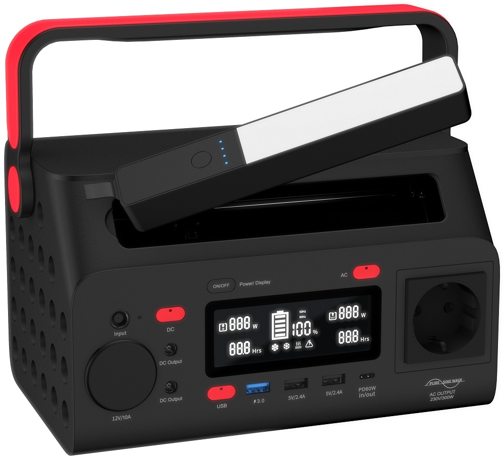 Зарядна станція Energizer PPS300W2 Black Red 293wh 300w UA