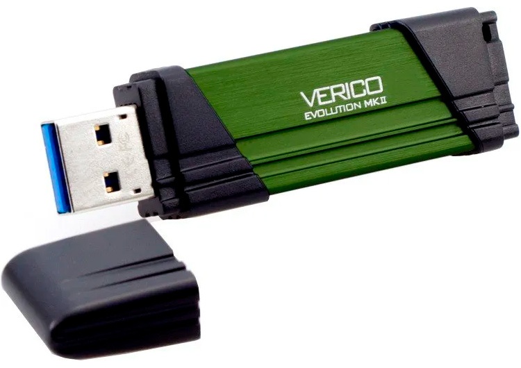 Флеш память Verico Evolution MKII 256GB USB 3.1 Gen1 Olive Green (1UDOV-T6GN93-NN)