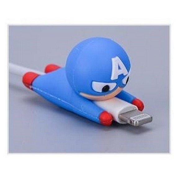 

Силіконовий протектор для кабеля Superhero Captain America, Superhero
