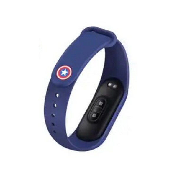 

Ремінь для браслету Xiaomi Mi Band 3/Mi Band 4 Avengers Capitan America Blue, Avengers