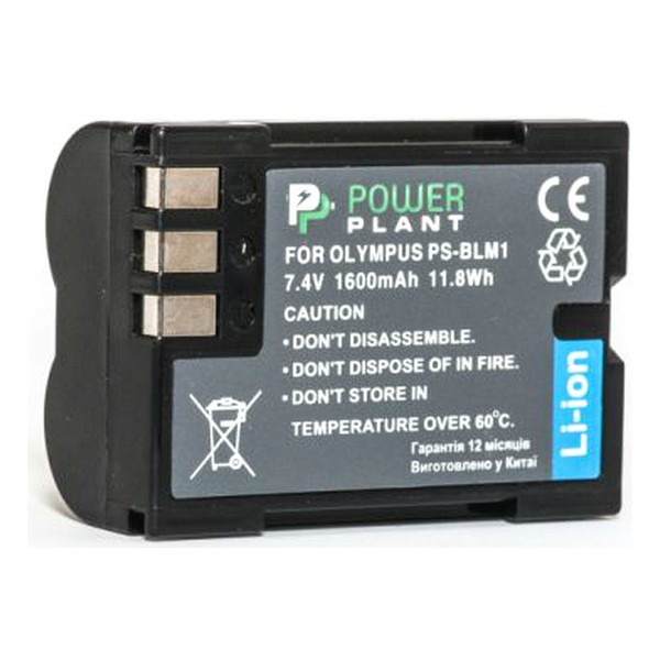 

Акумулятор PowerPlant Olympus PS-BLM1 1600mAh, DV00DV1057