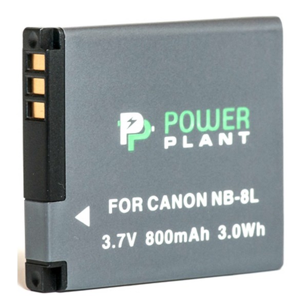 

Акумулятор PowerPlant Canon NB-8L 800mAh, DV00DV1256