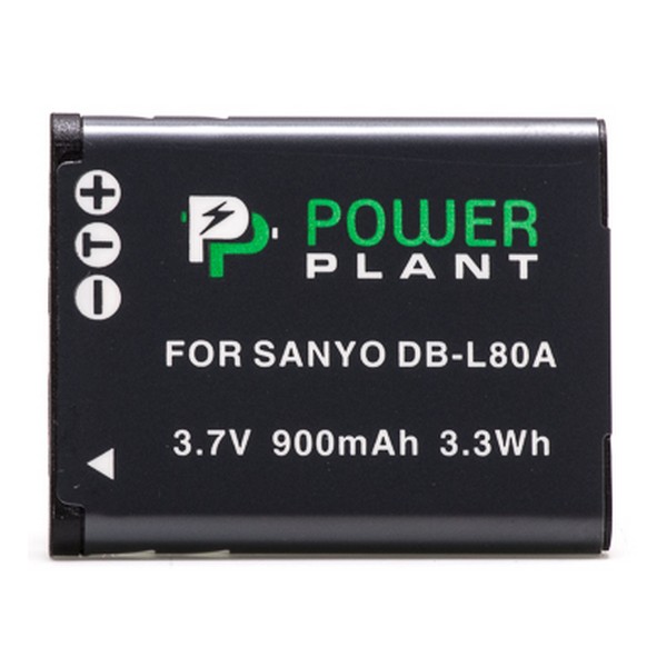 

Акумулятор PowerPlant Sanyo DB-L80, D-Li88 900mAh, DV00DV1289