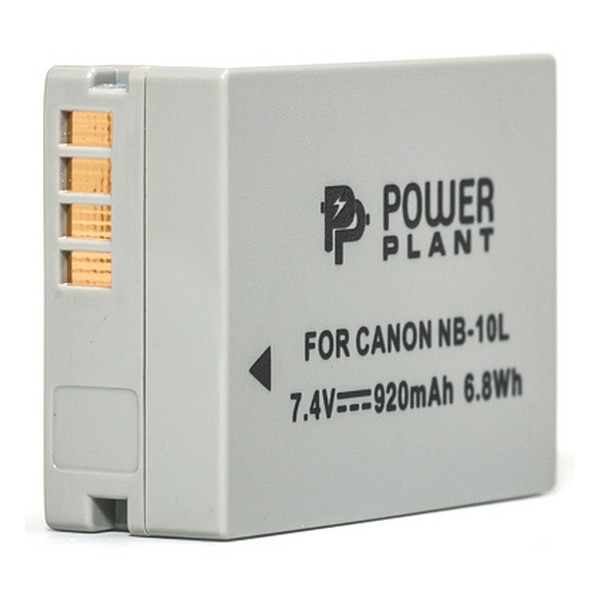 

Акумулятор PowerPlant Canon NB-10L 920mAh, DV00DV1302