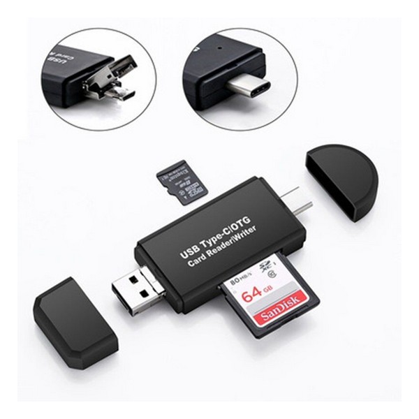 

Картрідер Universal USB TypeC Lightning, SY-T97