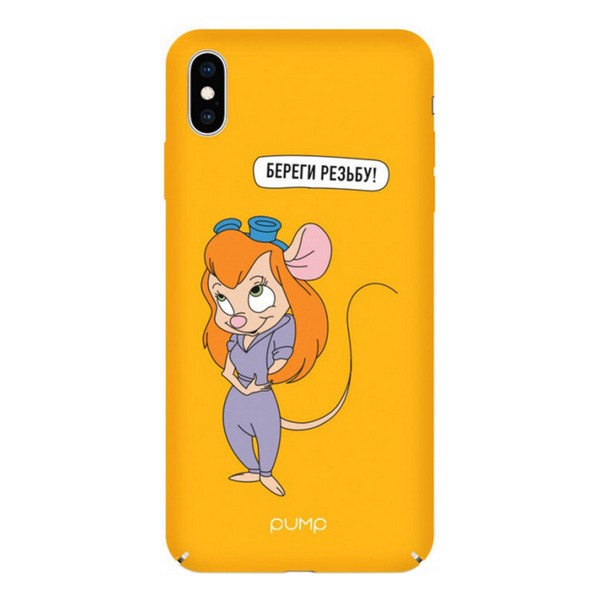 

Накладка для iPhone XS Max пластик Pump Tender Touch Case Beregi Rezbu, Tender Touch Case for iPhone XS Max