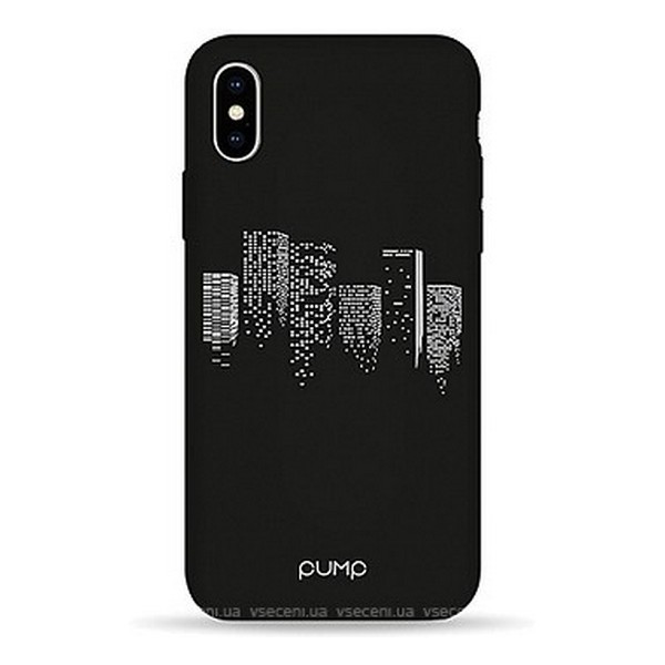 

Накладка для iPhone X/iPhone XS силікон Silicone Minimalistic Case City, Tender Touch Case for iPhone X/iPhone XS