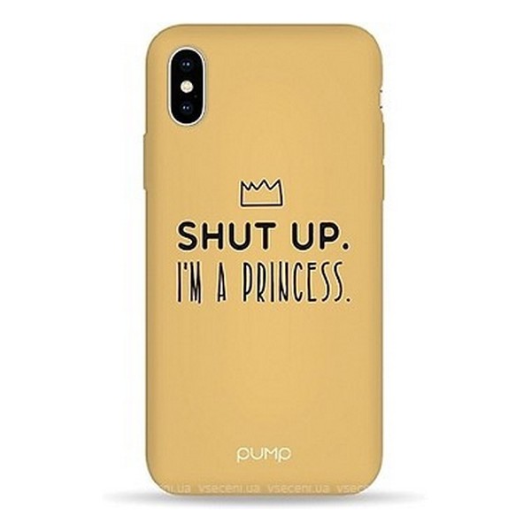 

Накладка для iPhone X/iPhone XS силікон Silicone Minimalistic Case Im a Princess, Tender Touch Case for iPhone X/iPhone XS