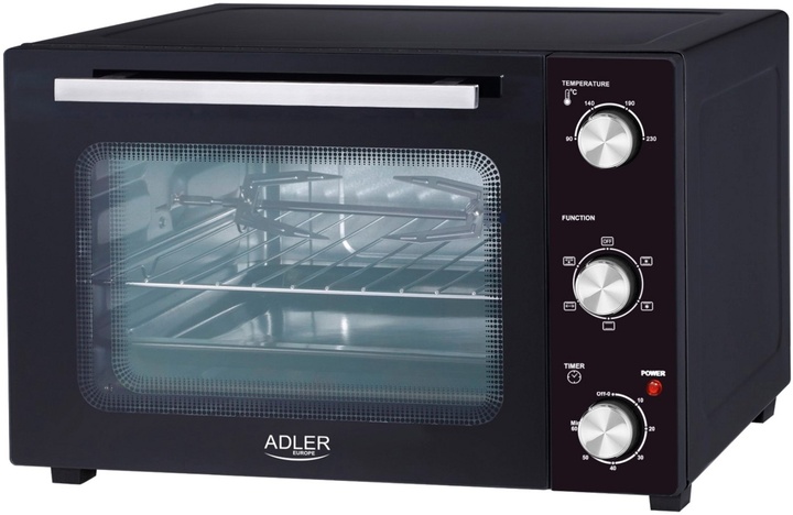 Електрична піч Adler AD 6025 Black Adler - купити в Україні