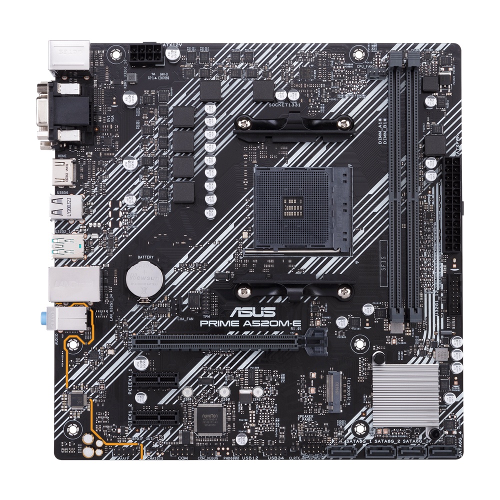 Материнська плата Asus Prime A520M-E/CSM