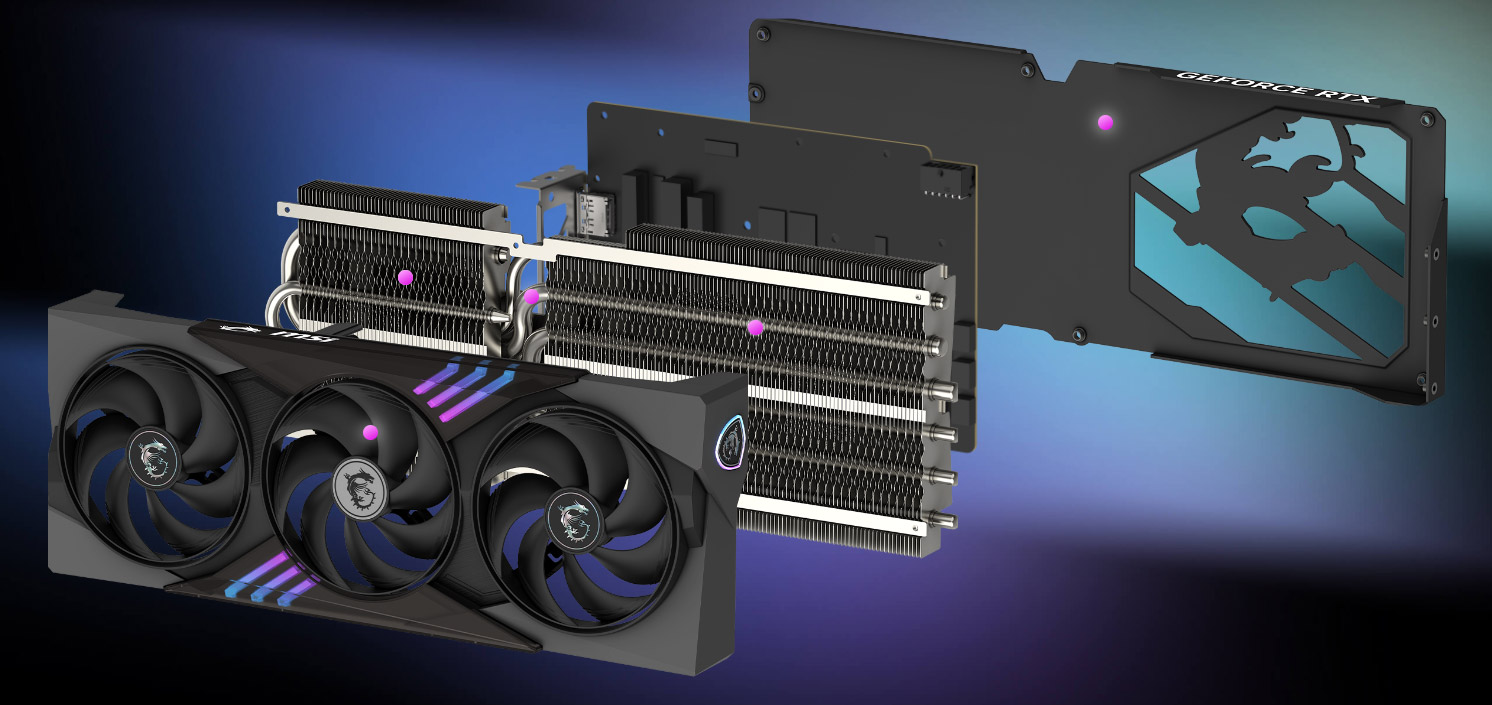 Відеокарта MSI GeForce RTX 5080 16G GAMING TRIO OC (G5080-16GTC