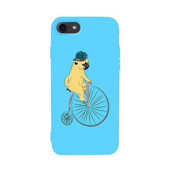 

Накладка для iPhone 7/iPhone 8 силікон TPU Case TOTO Matt Print Dog Ride Sky Blue, iPhone 7/iPhone 8 силікон TPU Case TOTO Matt Print