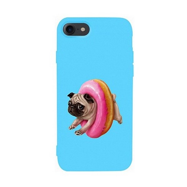 

Накладка для iPhone 7/iPhone 8 силікон TPU Case TOTO Matt Print Dog Donat Sky Blue, iPhone 7/iPhone 8 силікон TPU Case TOTO Matt Print