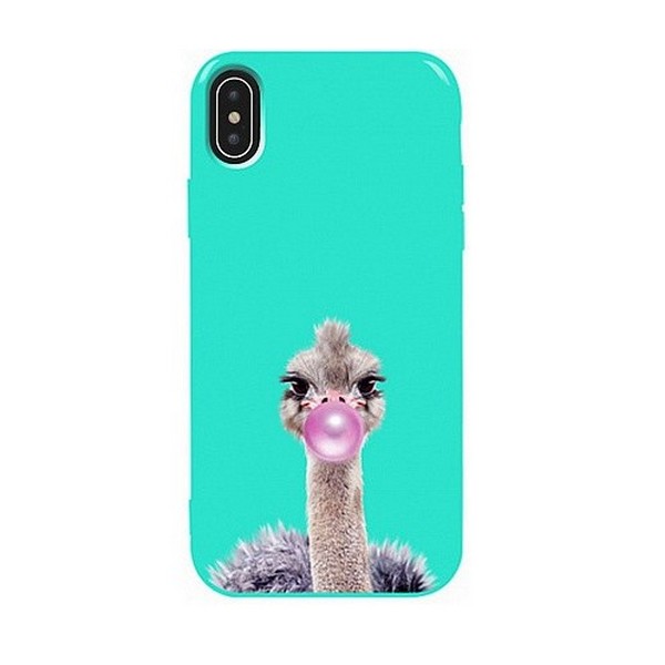 

Накладка для iPhone X/iPhone XS силікон TPU Case TOTO Pure Print Ostrich Gum Mint, iPhone X/iPhone XS силікон TPU Case TOTO Pure Print