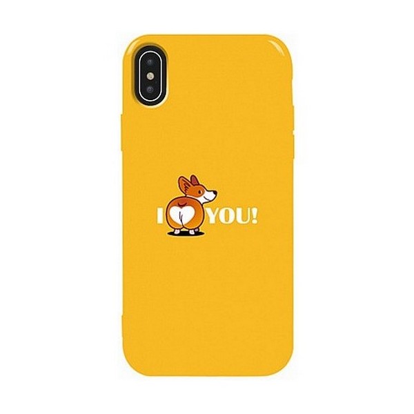 

Накладка для iPhone XS Max силікон TPU Case TOTO Pure Print Korgias Yellow, iPhone XS Max силікон TPU Case TOTO Pure Print