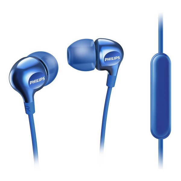 

Навушники вакуумні провідні з мікрофоном Philips SHE3555WT/00 Mic Blue, SHE3555WT/00 Mic Blue
