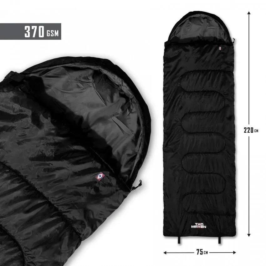 Спальний мішок Pentagon Tactical MAJOR Black (D19002-01)