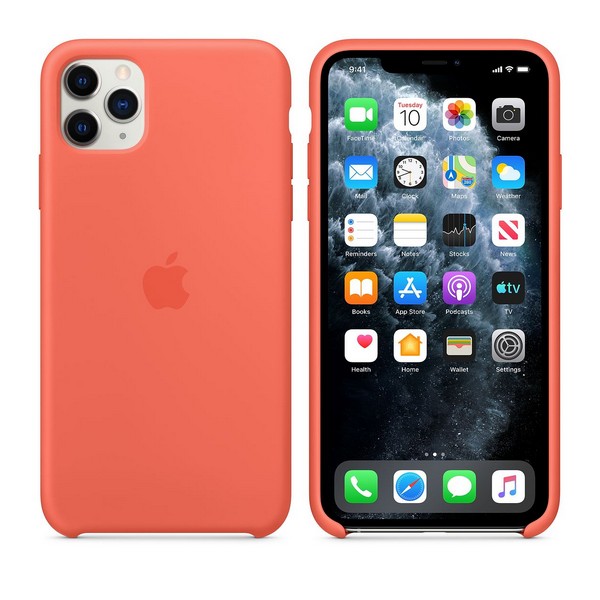 

Накладка для iPhone 11 Pro Max Silicone Case Clementine (Orange, iPhone 11 Pro Max силікон Оригінал (hi-copy)